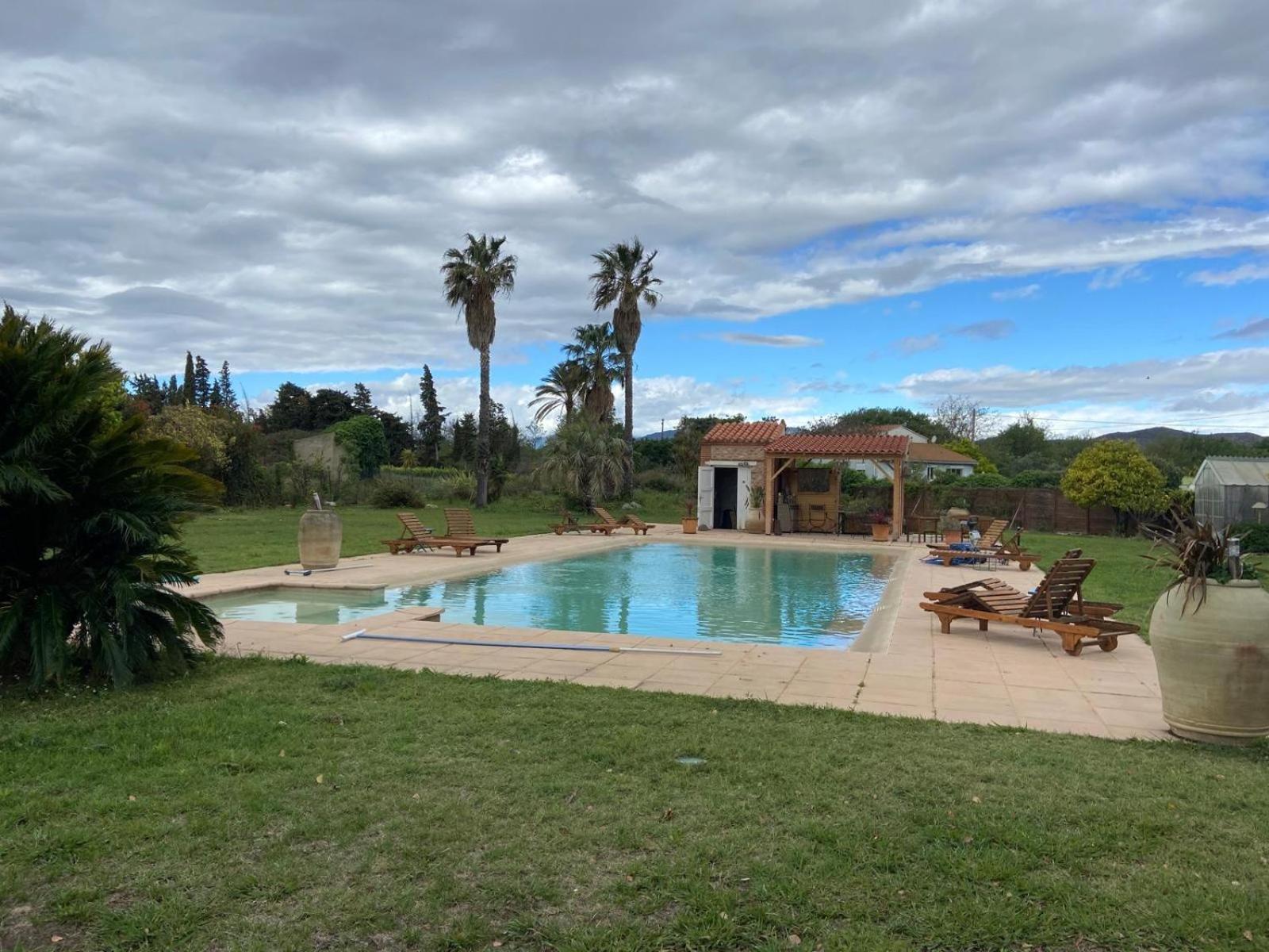 "Mas Tramontane "Chambres D'Hotes Et Studio Avec Piscine Dans Parc Arbore Ille-sur-Tet Luaran gambar